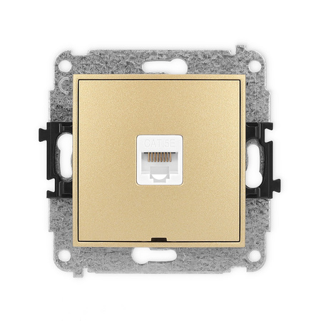 KARLIK ICON 29IGKBO-1  Gniazdo komputerowe pojedyńcze  1xRJ45