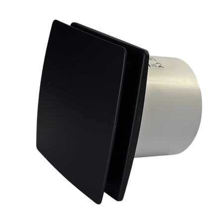 Wentylator domowy Eol F10B Onyx STANDARD, fi 100 mm, kolor czarny