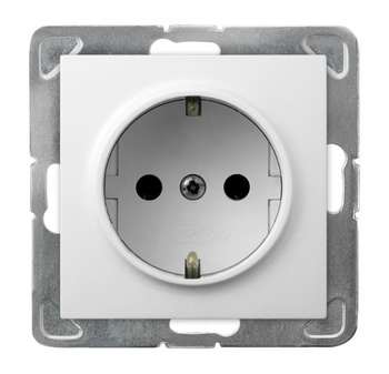 Ospel impresja GP-1YS/m/00 Gniazdo pojedyncze z uziemieniem schuko