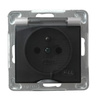 OSPEL IMPRESJA GPH-1YZ/m/18/d Gniazdo bryzgoszczelne z/u IP-44 srebro