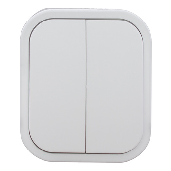 Łącznik n/t świecznikowy B2, 10A, 250V, IP54, WNT-2B2, biały