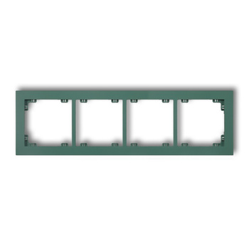 KARLIK DECO 51DR-4 Ramka uniwersalna podczwórna z tworzywa DECO Pastel Matt