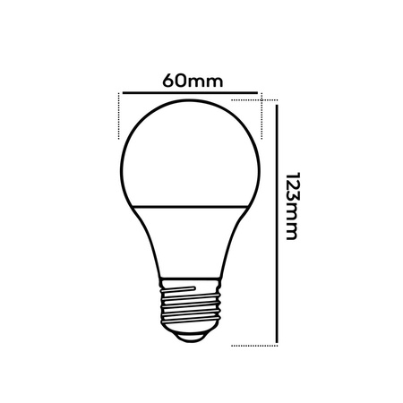 ŻARÓWKA E27 LED SMD 15W NW A60 HOMEline 4786