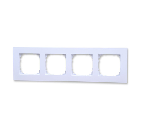 Kontakt Simon 55 line tr4/111 ramka 4-krotna biały mat