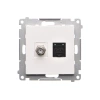 Kontakt-Simon 55 Gn. ant. typu „F” + RJ45 kat.6 (moduł) TASFRJ45.01/111