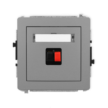 KARLIK DECO 27DGG-1  Gniazdo głośnikowe pojedyńcze