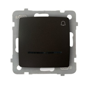 OSPEL KARO ŁP-6SS/m/40 Łącznik zwierny "dzwonek" z podświetleniem