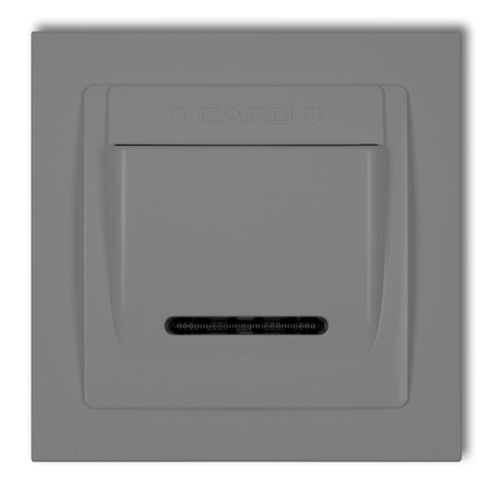 KARLIK DECO 27DSH-1 Łącznik hotelowy z ramką uniwersalną pojedynczą z tworzywa DECO