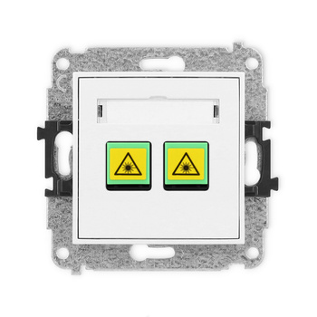 KARLIK MINI 25MGOP-2 Gniazdo światłowodowe optyczne podwójne
