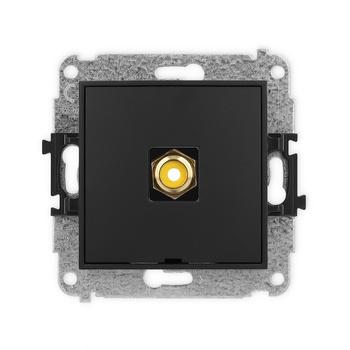 KARLIK ICON 12IGRCABO-1  Gniazdo pojedyńcze  RCA