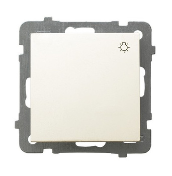 OSPEL AS ŁP-5G/m/27 Łącznik zwierny "światło" ecru