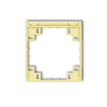 KARLIK produkty uzupełniające 43MRPB-1s Ramka pośrednia do gniazda bryzgoszczelnego z uziemineiem SCHUKO
