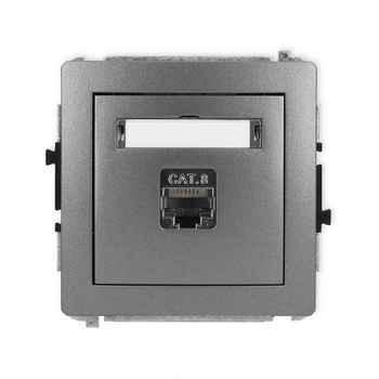 KARLIK DECO 11DGK-11  Gniazdo komputerowe pojedyńcze  1xRJ45