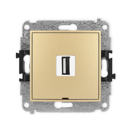 KARLIK ICON 29IGUSBBO-1  Gniazdo pojedyńcze  USB A-A 2.0
