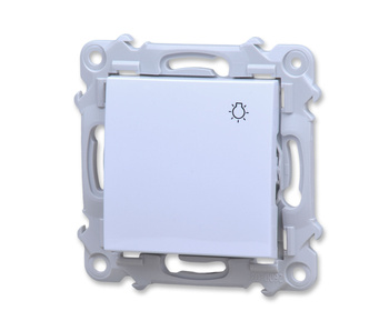 Ospel szafir łp-5z/m/00 włącznik zwierny "światło" przycisk biały