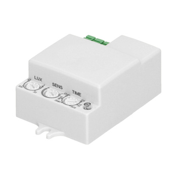 Mikrofalowy czujnik ruchu, mini, 360°/180°, IP20, 1200W