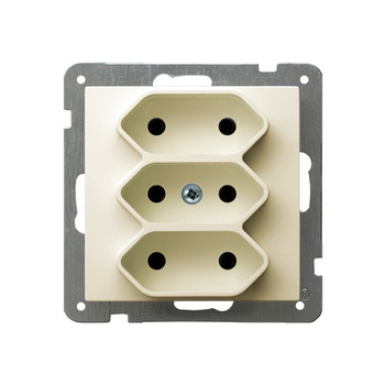 Ospel as GP-3G/m/27 Gniazdo potrójne EURO