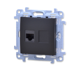 Kontakt Simon 10 c61.01/49 gniazdo komputerowe pojedyncze rj45 kat. 6e