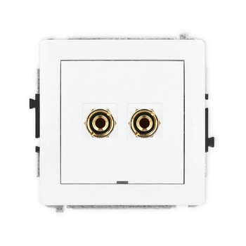 KARLIK DECO 25DGGBO-3  Gniazdo głośnikowe pojedyńcze