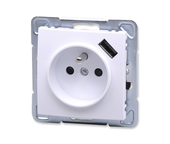 Ospel impresja gp-1yzpusb/m/00 gniazdo z ładowarką usb