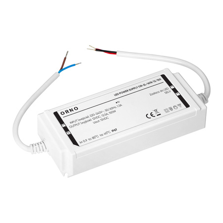 Zasilacz LED , hermetyczny, 12V, 150W, IP67, plastikowa obudowa