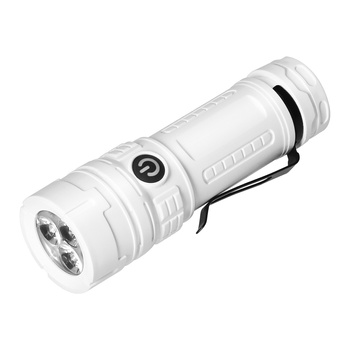 Latarka LED, 200lm, 300mAh, klips