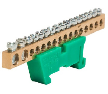 Stan-met Listwa zaciskowa ochronna 14x10mm2+2x25mm2 zielona