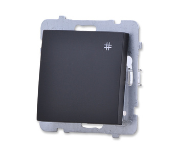 OSPEL AS ŁP-4G/m/33 łącznik krzyżowy czarny metalik