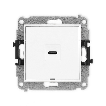 KARLIK MINI MGUSBBO-7 Gniazdo pojedyńcze 1xUSB C-C