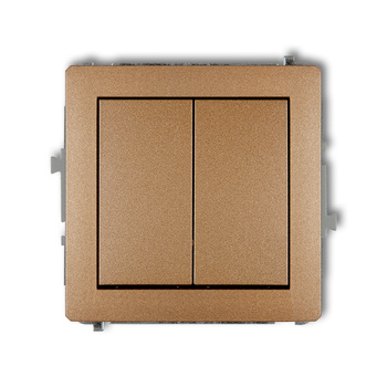 KARLIK DECO 8DWP-8.1 Łącznik zwierny żaluzjowy (dwa klawisze bez piktogramów)