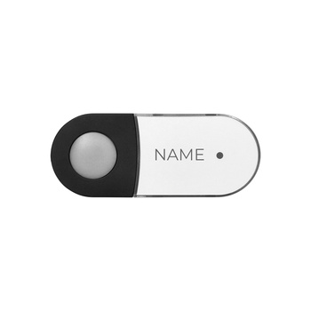 Przycisk bezprzewodowy bezbateryjny do rozbudowy dzwonków z serii SETI, czarny