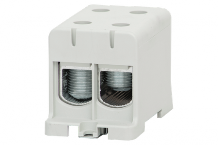 F-ELEKTRO F2.0301 LZ Listwa zaciskowa w korpusie ZU 1-torowa 2x150/2x150mm2-szara