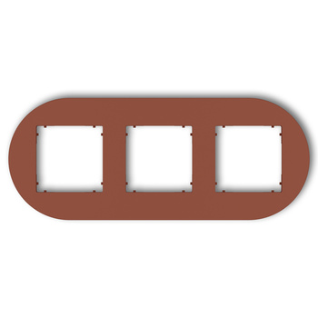 KARLIK MINI 63MRTO-3 Ramka uniwersalna potrójna okrągła z tworzywa