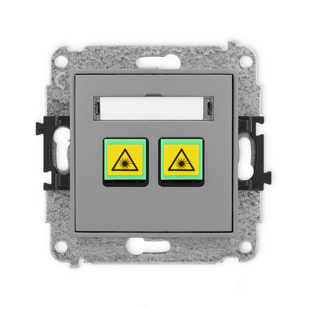 KARLIK ICON 27IGOP-2 Gniazdo światłowodowe optyczne podwójne