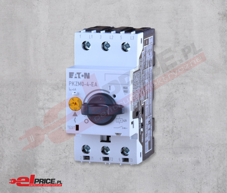 EATON PKZM0-4-EA 189901  WYŁĄCZNIK SILNIKOWY 3P 1,5kW 2,5‑4A