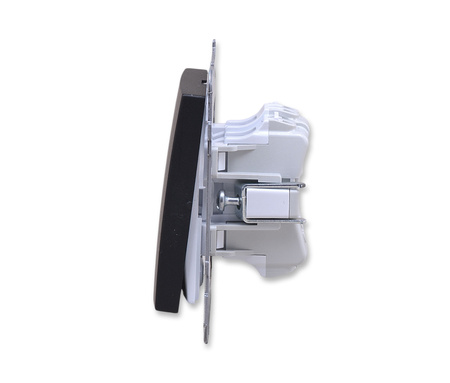 OSPEL AS ŁP-1G/m/33 łącznik jednobiegunowy pojedynczy czarny metalik