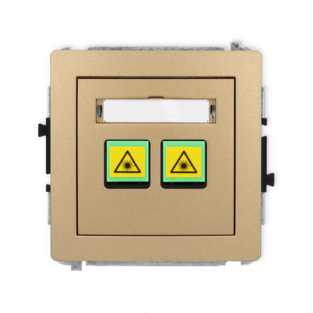 KARLIK DECO 8DGOP-2 Gniazdo światłowodowe optyczne podwójne