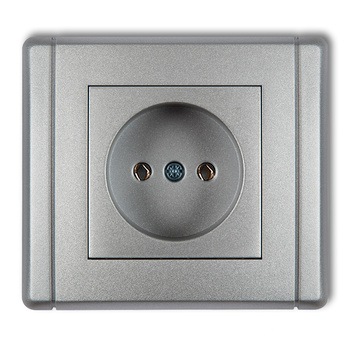 KARLIK FLEXI 7FGP-1  Gniazdo pojedyncze bez uziemienia 2P (bez przesłon torów prądowych)