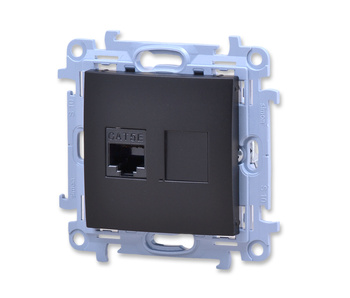 Kontakt Simon 10 c51.01/49 gniazdo komputerowe pojedyncze kat. 5e