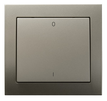 OSPEL KIER ŁP-11W/45 Łącznik dwubiegunowy satyna