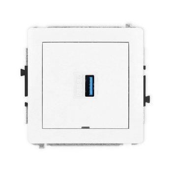 KARLIK DECO 25DGUSBBO-5  Gniazdo pojedyńcze  USB A-A 3.0
