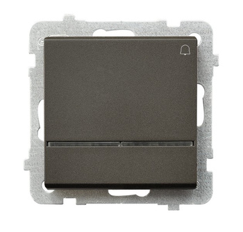 OSPEL SONATA ŁP-6RS/m/40 Łącznik zwierny "dzwonek" z podświetleniem