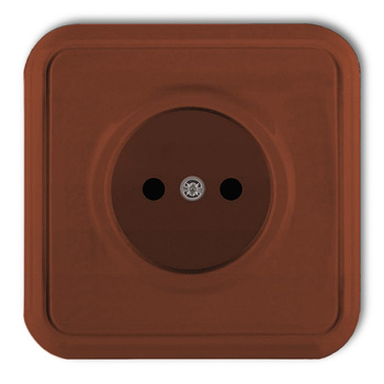 KARLIK LIZA 4GPT-1  Gniazdo pojedyncze bez uziemienia 2P