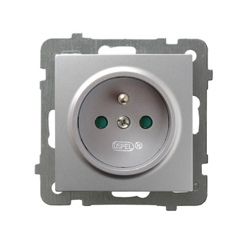 Ospel as GP-1GZP/m/18 Gniazdo pojedyncze z uziemieniem z przesłonami torów prądowych