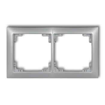 KARLIK DECO 7DRSO-2 Ramka uniwersalna podwójna z tworzywa DECO Soft