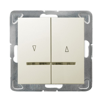 Ospel impresja ŁP-7YBS/m/27 Łącznik żaluzjowy podświetlany z blokadą