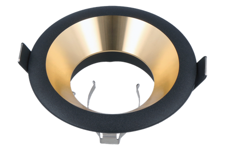 LED line® Oprawa sufitowa okrągła czarno-złota OLTIKA