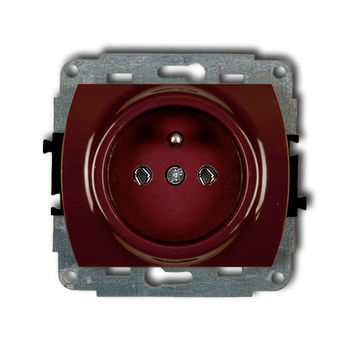 KARLIK TREND 4GP-1z Mechanizm gniazda pojedynczego z uziemieniem 2P+Z (bez przesłon torów prądowych)