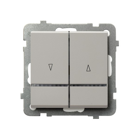 OSPEL SONATA ŁP-7RS/m/82 Łącznik żaluzjowy, zwierny, z podświetleniem 