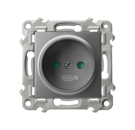 OSPEL SZAFIR GP-1ZP/m/70 Gniazdo pojedyncze z przesłonami torów szary